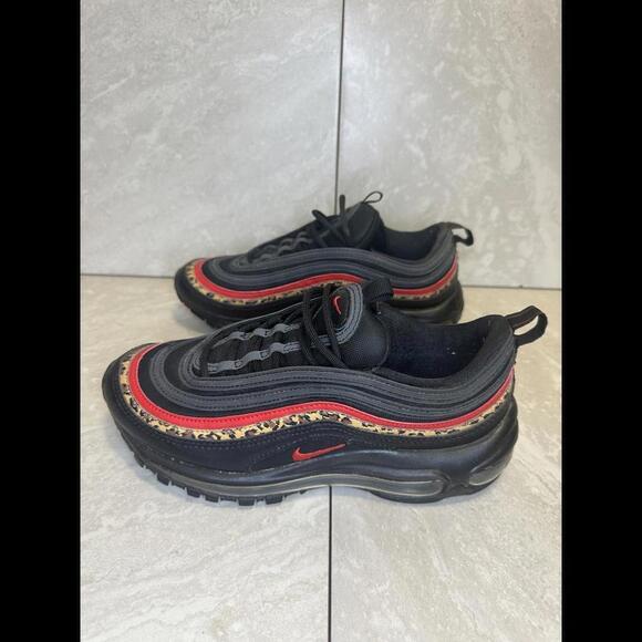 Nike Air Max 97 Leopard Pack Black Size 6.5 - Picture 3 of 6
